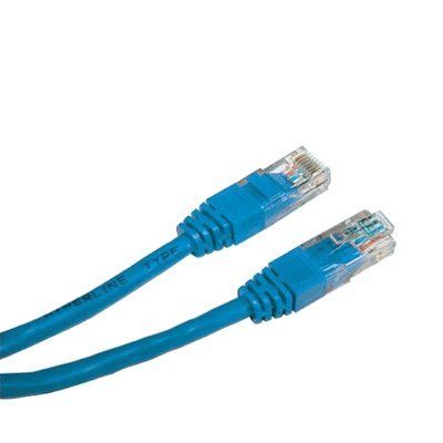 Патч-корд E-server UTP, 0.5 м, кат. 5e синій 99-00006953 фото