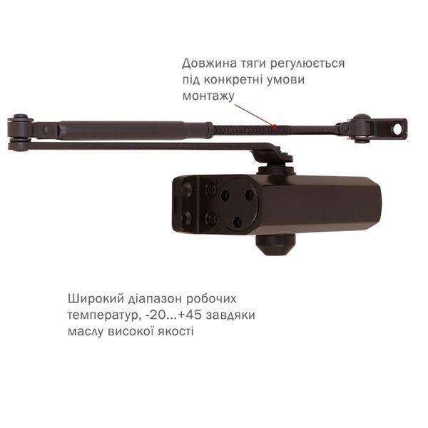 Дотягувач RYOBI *9900 9903 DARK_BRONZE 99-00012851 фото
