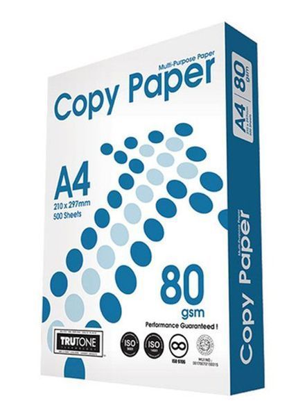 Офісний папір А4 Copy Paper Sinarmas, клас А, 80г/м, 500 аркушів (ящик, 5шт) 10198590 фото