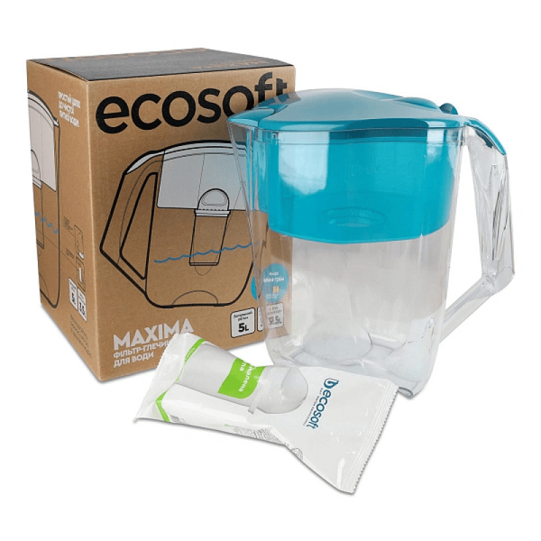 Фільтр-глечик Ecosoft Maxima аква грін 5л 02084-98 фото
