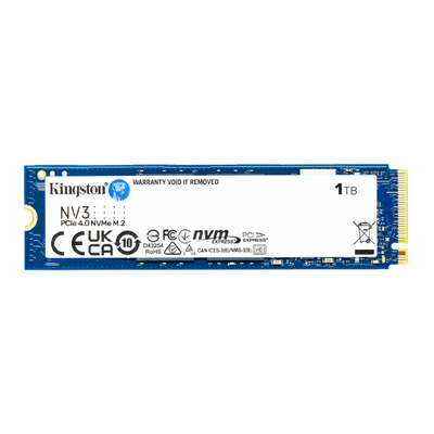SSD диск Kingston NV3 1TB M.2 PCIe Gen 4x4 NVMe (SNV3S/1000G) 213401 фото