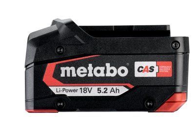 Metabo (625028000) Аккумулятор&nbsp;18В&nbsp;Li-Power&nbsp;5.2Ач 31727 фото