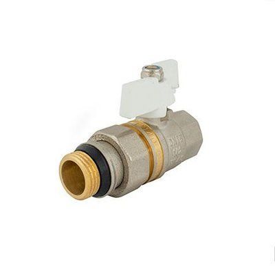 Кран кульовий із угоном FADO New PN40 White 1/2 KA1W фото