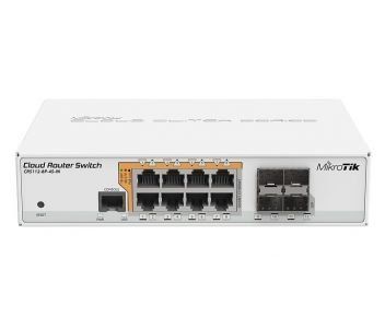 MikroTik CRS112-8P-4S-IN PoE Коммутатор 8 портов управляемый 00-00000299 фото