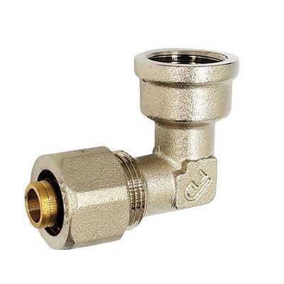 Кутник обжимний з внутрішнім різьбленням FADO Compress RFU14 фото