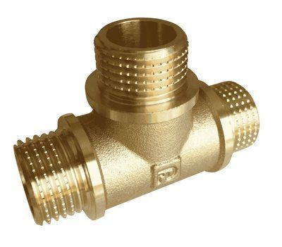 Латунь Тройник ННН Fado Fitt Brass T41B фото