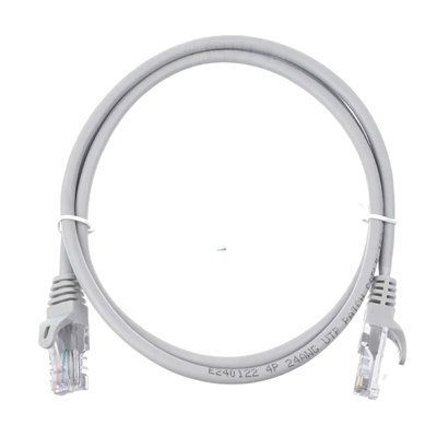 Kingda PAUT3100 Патч-корд UTP, 1 м, кат. 5e, сірий 99-00012484 фото