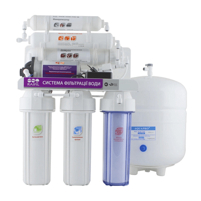 Фільтр зворотного осмосу Raifil Grando 6 RO-905-650BP-EZ pump  12006-88 фото