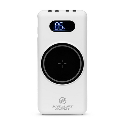 Power Bank KPB-1110W (10000 mAh) White Kraft 43-00098 фото