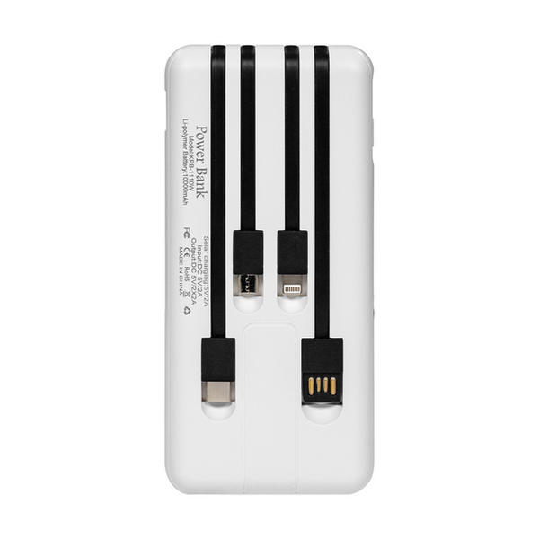 Power Bank KPB-1110W (10000 mAh) White Kraft 43-00098 фото