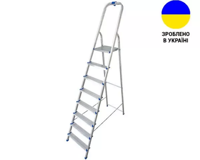 VIRASTAR NOVA Алюмінієва одностороння драбинка 8 сходинок 30303 фото