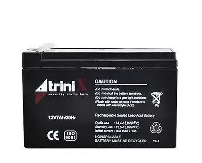 Акумулятор Trinix 12V 7Ah 1985875778 фото